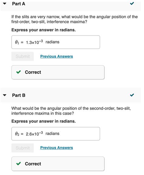 Solved An Interference Pattern Is Produced By Light With A Chegg