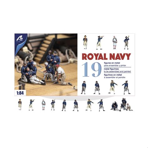 Royal Navy Figurine Set Artesania Latina Historic Ships