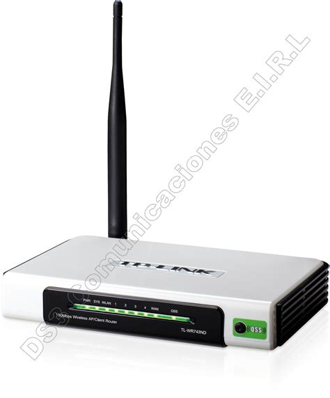 AP / Cliente Router TP-LINK Inalámbrico de 150 Mbps TL-WR743ND