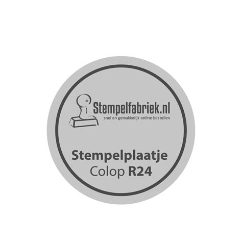 Tekstplaatje Colop Printer R Stempelplaatje Colop R