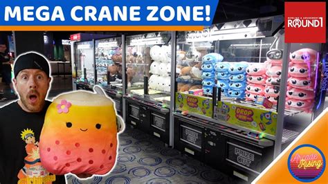 Round Mega Crane Zone Is Here New Claw Machines And Squishmallows