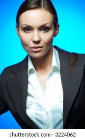 Beautiful Sexy Brunette Business Woman Isolated Stock Photo Shutterstock