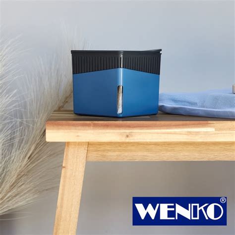 WENKO Raumentfeuchter Cube Blau 500 G 2er Set Luftentfeuchter 3PAGEN