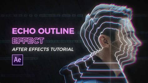 Echo Outline Effect After Effects Tutorial YouTube