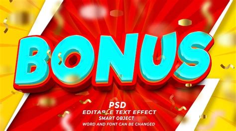 Premium PSD Bonus PSD 3d Editable Text Effect Photoshop Template