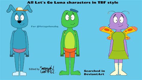 All Let's Go Luna Characters style TRF by SERGIBLUEBIRD16 on DeviantArt