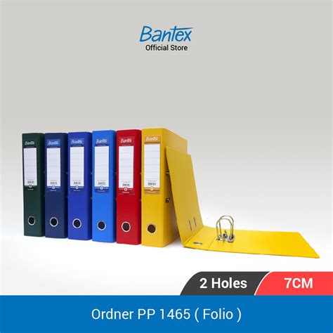 Jual Bantex Lever Arch File Ordner PP Folio 7cm Traditional Colours