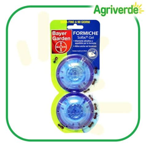 Insetticida Per Formiche Solfac Gel Box 2 Pz Altamente Attrattivo Bayer