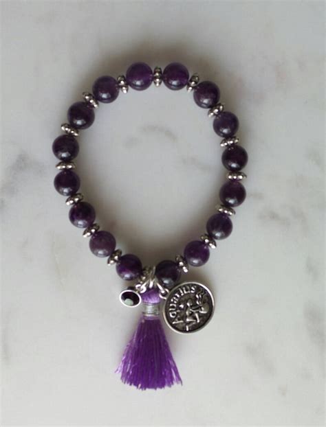 Aquarius Birthstone Amethyst Etsy