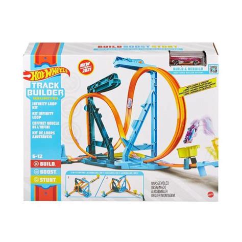 Hotwheels Track Builder Pista Kit De Loops Ajustaveis Mattel Hot Wheels Pistas Magazine
