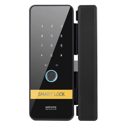 Glass door fingerprint lock office door lock glass door lock tuya APP