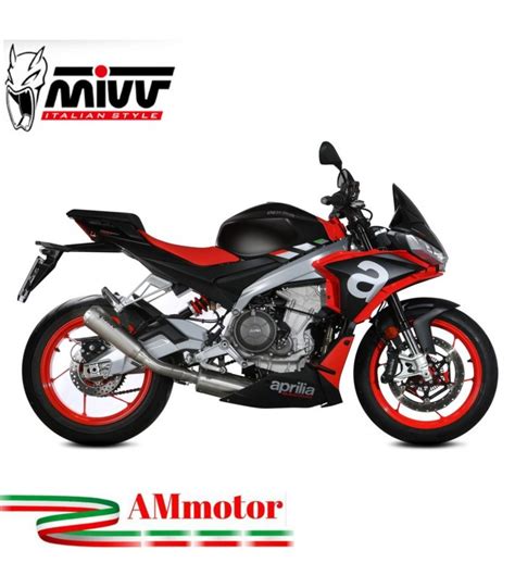 Scarico Completo Mivv Aprilia Tuono 660 Terminale X M1 Titanio Moto