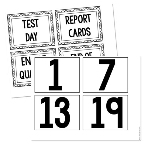 Classroom Calendar Set Date And Holiday Cards Lucky Little Learners