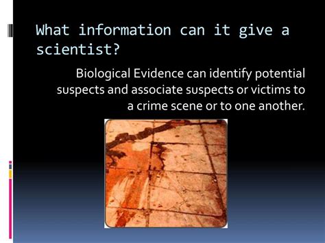 Ppt Biological Evidence Collection Powerpoint Presentation Free