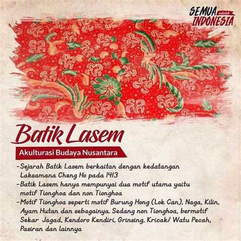 Menelusuri Jejak Sejarah Dan Keunikan Motif Batik Lasem