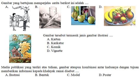 Kisi Kisi Soal Dan Kunci Jawaban Seni Budaya SMP Kelas 8 Semester