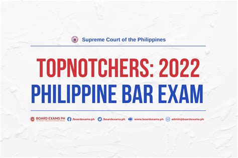 Topnotchers 2022 Philippine Bar Exam Results Board Exams Ph