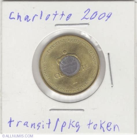 Charlotte Transit Parking Token Business Tokens United States Of