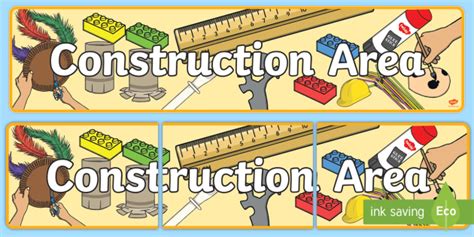 👉 Construction Area Sign Teacher Made