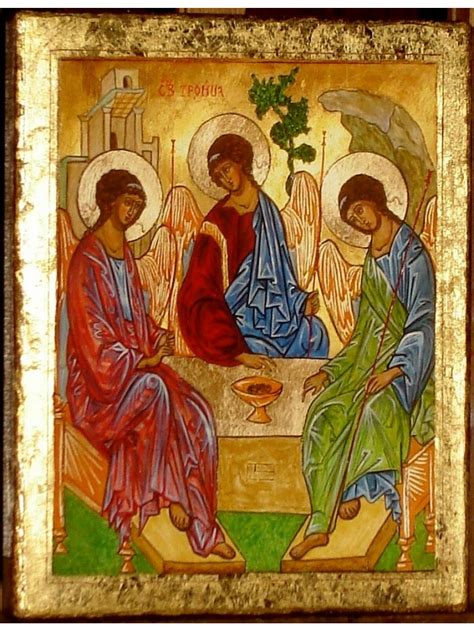 The Holy Trinity Icon The Old Testament Trinity Andrei Rublev