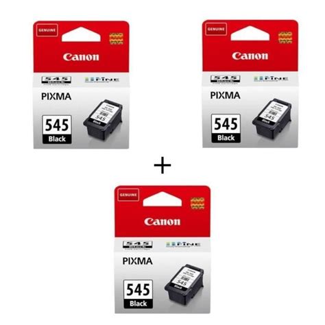 CANON Cartouche D Encre PG 545 Noir X3 Cdiscount Informatique