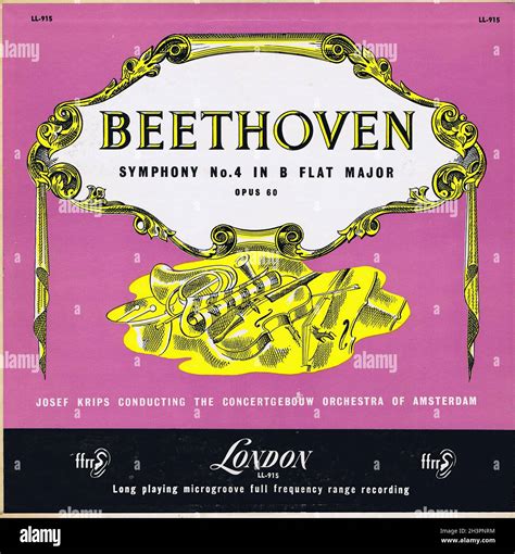 Beethoven Symphony Krips London Mono Classical Music Vintage