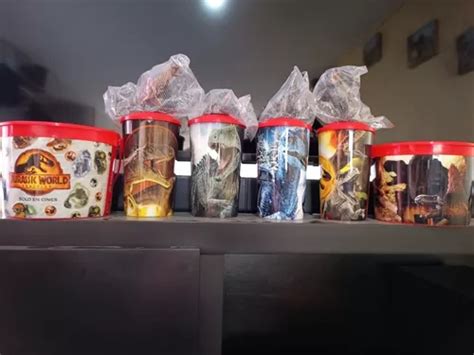 Colección Vasos Cinemex Jurassic World Dominion Envío gratis