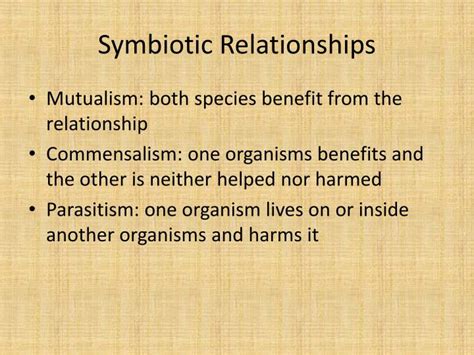 PPT - Symbiotic Relationships PowerPoint Presentation - ID:2684521