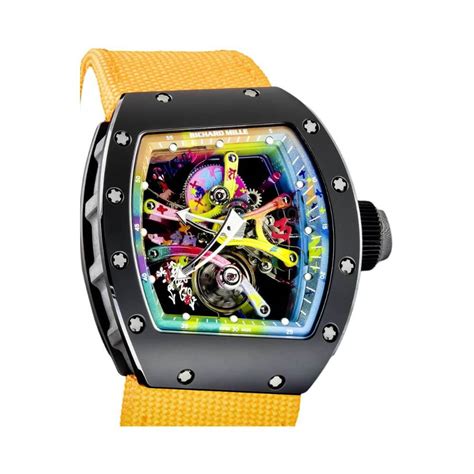 Richard Mille Rm Yellow Strap Tourbillon Cyril Kongo Luxury Souq