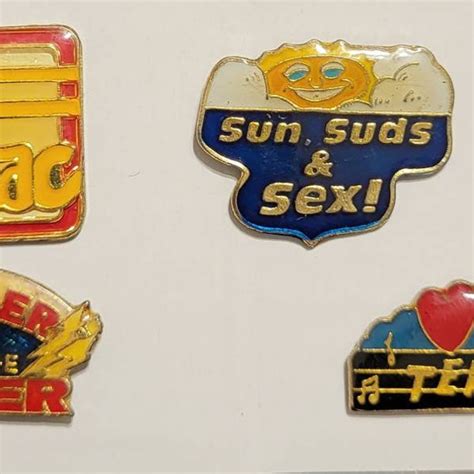 Enamel Sex Pins Etsy