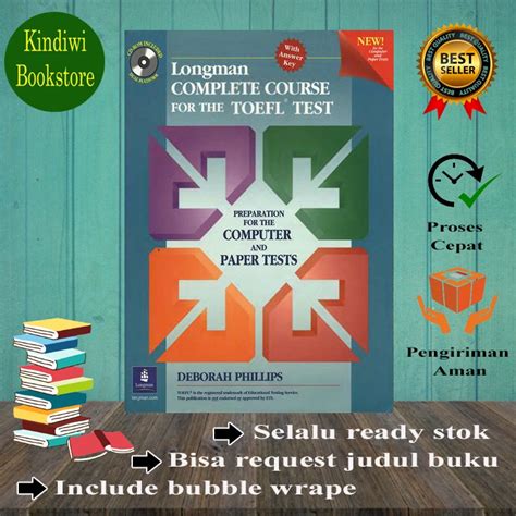 Jual Buku Baru LONGMAN Complete Course For The TOEFL Test Shopee