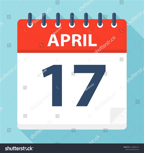 2,189 April 17 Calendar Images, Stock Photos & Vectors | Shutterstock