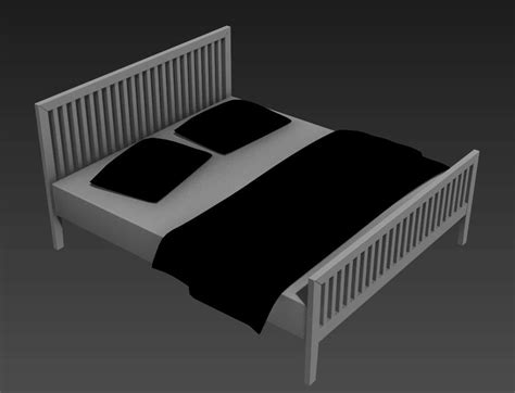 Wooden Furniture Double Bed 3ds Max File Download Cadbull