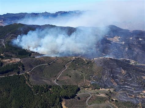 El Incendio De Gran Canaria Con Más De 10000 Hectáreas Quemadas El