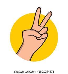 Vector Hand Fuck You Sign Pencil Stock Vector Royalty Free