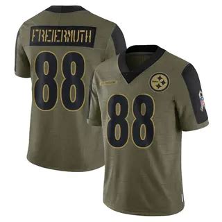 Pat Freiermuth Pittsburgh Steelers Men S Color Rush Legend Nike Jersey