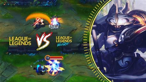 League Of Legends VS Wild Rift Stargazer Jax Comparison YouTube