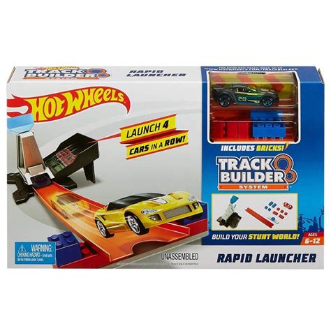 Hot Wheels Track Builder Rapid Launcher Playset Hobbies Toys Toys Games On Carousell