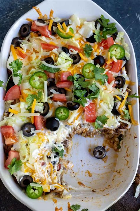 Low Carb Taco Casserole Recipe Wonkywonderful