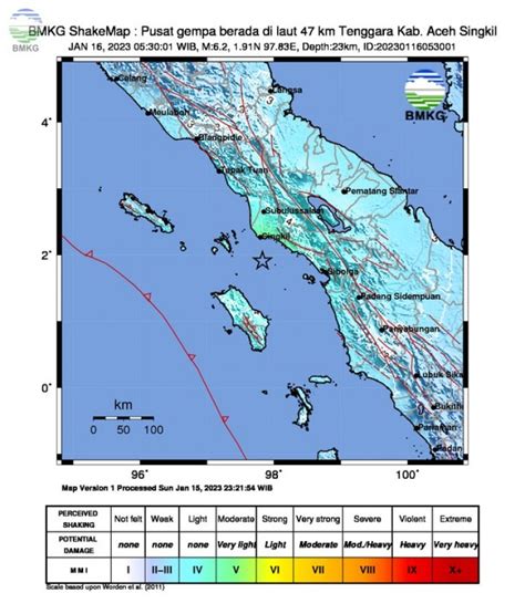 Aceh Singkil Diguncang Gempa Bumi Magnitudo Berikut Penjelasan