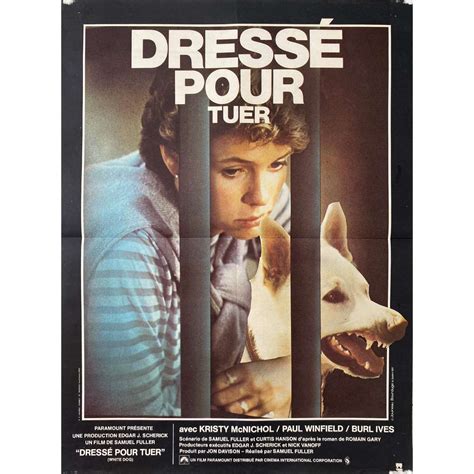 WHITE DOG French Movie Poster - 15x21 in. - 1982