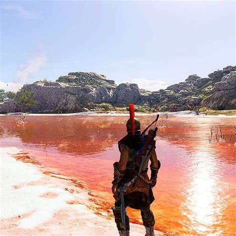 The Blood Red Lake In Lokris Is One Of The Most Stunning Locations In