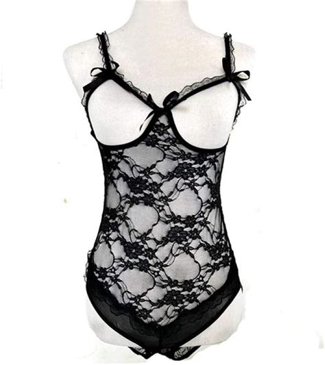 Xqtx Sexy Womens Lingerie Plus Size Open Bra Women Lace Sexy Lingerie Transparent Babydoll Dress