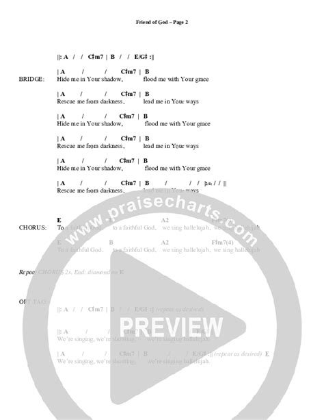 Faithful God Chords PDF (Brandon Divine / Jerah Divine) - PraiseCharts