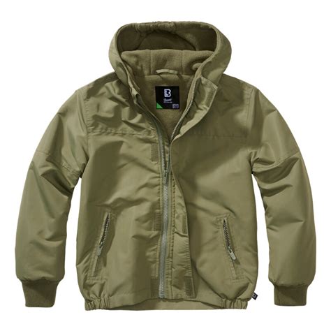BRANDIT Kids Windbreaker Frontzip, olive