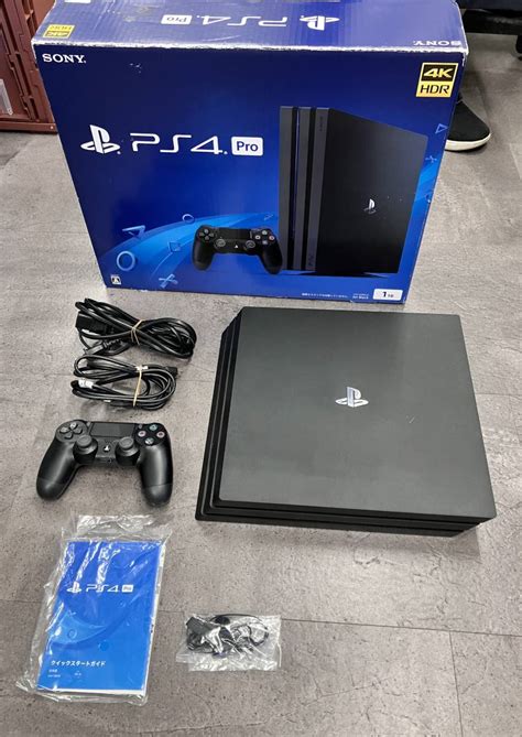 【やや傷や汚れあり】6 019ye【現状品】sony ソニー Ps4 Pro Cuh 7000b 1tb Ps Vr ヘッドセット Vr