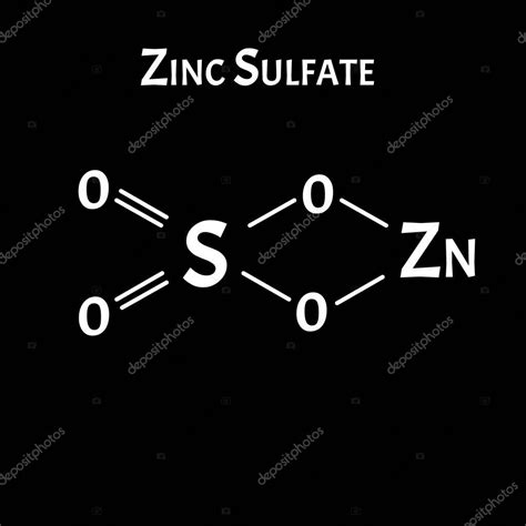 El Sulfato De Zinc Es Una F Rmula Qu Mica Molecular Infograf As De