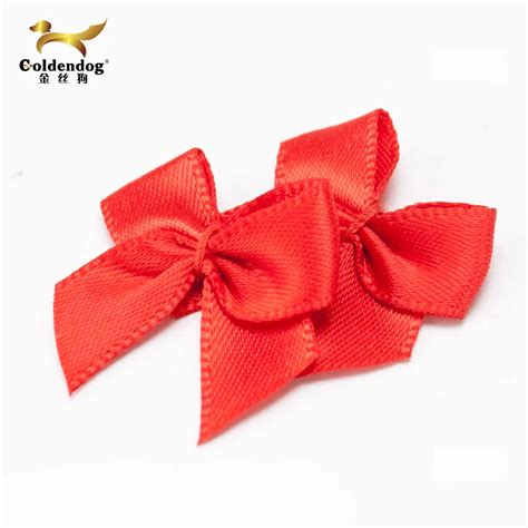 Handmade Red Satin Small Ribbon Bow For Lingerie Decorative Buy