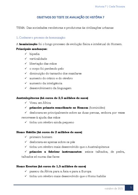 Processo De Hominização