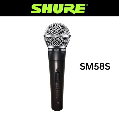 SHURE SM58S Top Quality Vocal Dynamic SM58-LC SM 58 Microphone SM58 ...